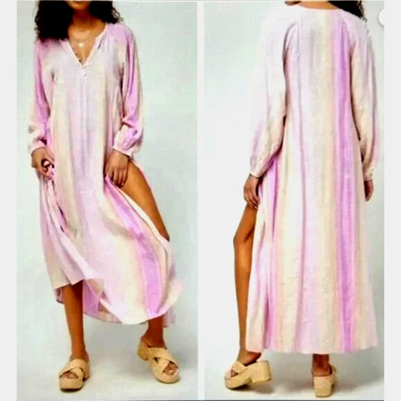 L*space Casia Maxi Dress - Pastel Combo - size M/L - Picture 1 of 14